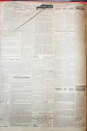 Página do jornal Unitário de abril de 1952