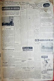 Página do jornal Unitário de abril de 1952