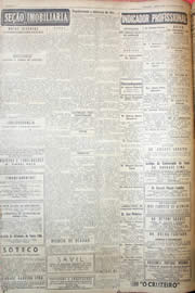 Página do jornal Unitário de abril de 1952