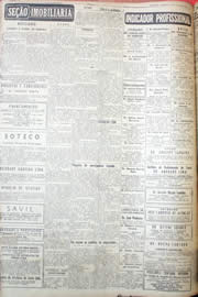 Página do jornal Unitário de abril de 1952