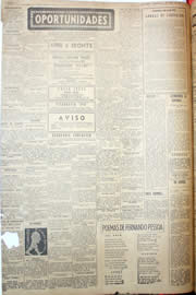 Página do jornal Unitário de abril de 1952