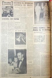 Página do jornal Unitário de abril de 1952