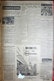 Página do jornal Unitário de abril de 1952