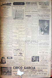 Página do jornal Unitário de abril de 1952