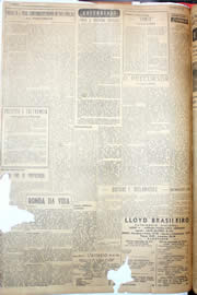 Página do jornal Unitário de abril de 1952