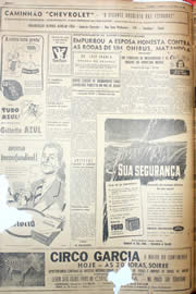 Página do jornal Unitário de abril de 1952