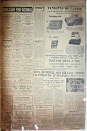 Página do jornal Unitário de abril de 1952