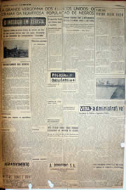 Página do jornal Unitário de abril de 1952