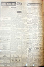 Página do jornal Unitário de abril de 1952