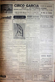 Página do jornal Unitário de abril de 1952
