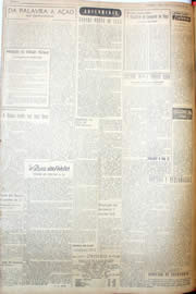 Página do jornal Unitário de abril de 1952