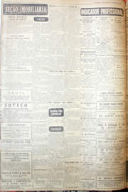 Página do jornal Unitário de abril de 1952