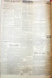 Página do jornal Unitário de abril de 1952