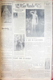 Página do jornal Unitário de abril de 1952