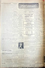 Página do jornal Unitário de abril de 1952