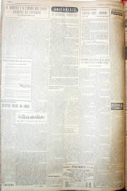 Página do jornal Unitário de abril de 1952