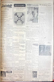 Página do jornal Unitário de abril de 1952