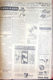 Página do jornal Unitário de abril de 1952