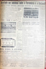 Página do jornal Unitário de maio de 1952