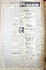 Página do jornal Unitário de maio de 1952