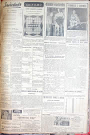 Página do jornal Unitário de maio de 1952