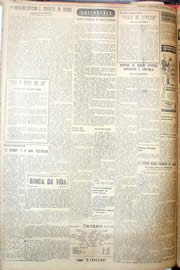 Página do jornal Unitário de maio de 1952
