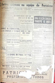 Página do jornal Unitário de maio de 1952