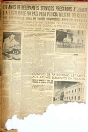 Página do jornal Unitário de maio de 1952