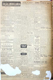 Página do jornal Unitário de maio de 1952