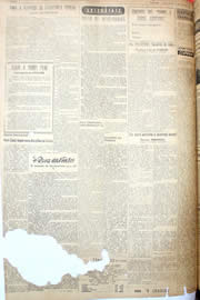 Página do jornal Unitário de maio de 1952