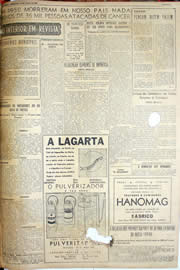 Página do jornal Unitário de junho de 1952