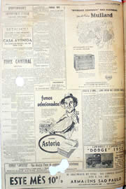 Página do jornal Unitário de junho de 1952