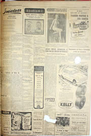 Página do jornal Unitário de junho de 1952