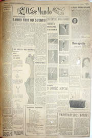 Página do jornal Unitário de junho de 1952