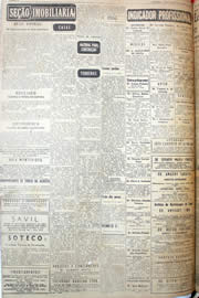 Página do jornal Unitário de junho de 1952