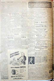 Página do jornal Unitário de junho de 1952