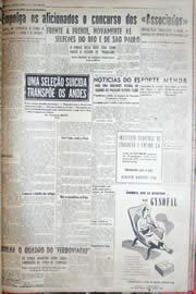 Página do jornal Unitário de junho de 1952