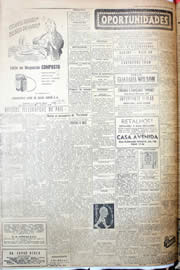 Página do jornal Unitário de junho de 1952