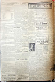 Página do jornal Unitário de junho de 1952