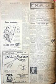 Página do jornal Unitário de junho de 1952
