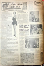 Página do jornal Unitário de junho de 1952