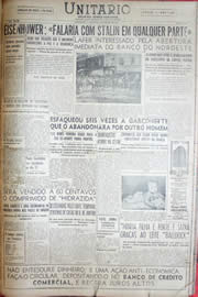 Página do jornal Unitário de junho de 1952