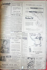 Página do jornal Unitário de junho de 1952