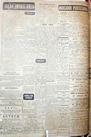 Página do jornal Unitário de junho de 1952