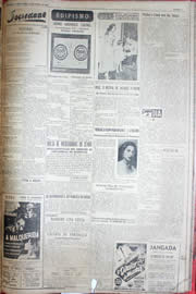 Página do jornal Unitário de junho de 1952