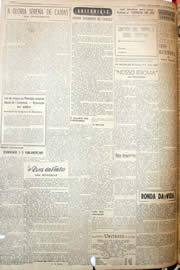 Página do jornal Unitário de junho de 1952