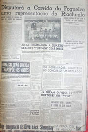 Página do jornal Unitário de junho de 1952
