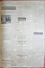 Página do jornal Unitário de junho de 1952