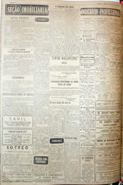 Página do jornal Unitário de junho de 1952