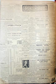 Página do jornal Unitário de junho de 1952